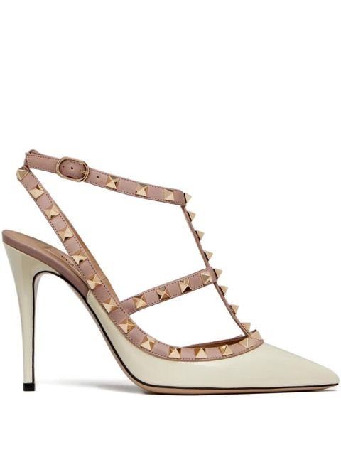 Valentino Garavani 100mm Rockstud caged pumps - White - zdjęcie produktu nr 1