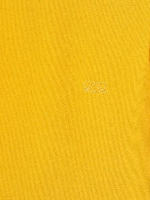 LOEWE logo-detail turtleneck top - Yellow