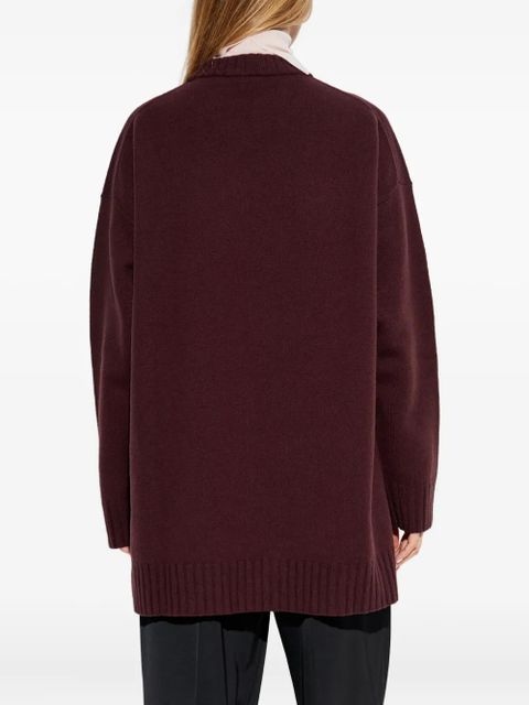 Jil Sander crew-neck sweater - Red