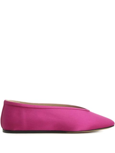 Le Monde Beryl Luna satin ballet flats - Pink - zdjęcie produktu nr 1