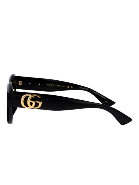 Gucci Eyewear cat-eye frame sunglasses - Black