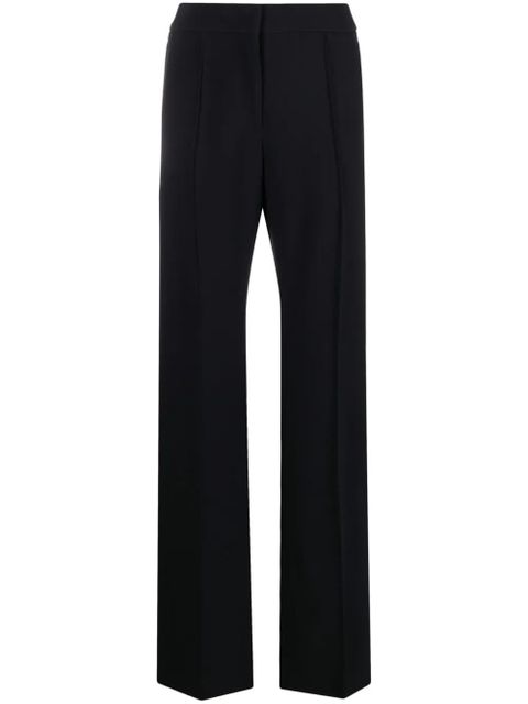 Jil Sander high-waisted flared trousers - Black - zdjęcie produktu nr 1