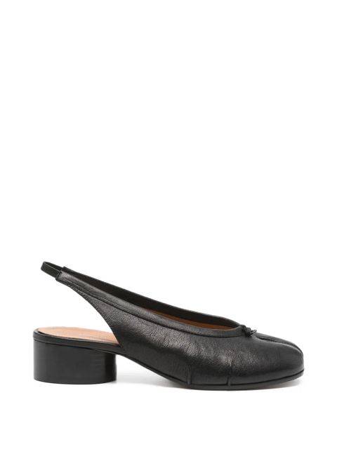 MM6 Maison Margiela Tabi leather pumps - Black - zdjęcie produktu nr 1