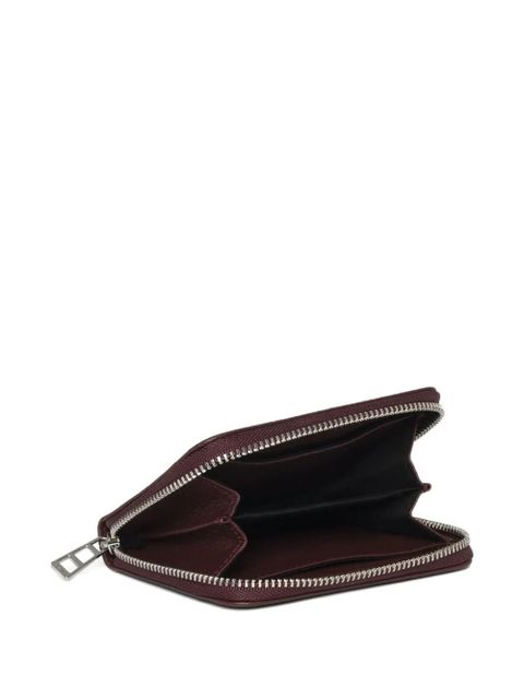 Zadig&Voltaire mini grained leather wallet - Purple