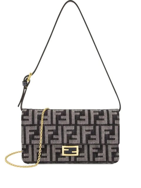 FENDI Baguette chain strap wallet - Black - zdjęcie produktu nr 1