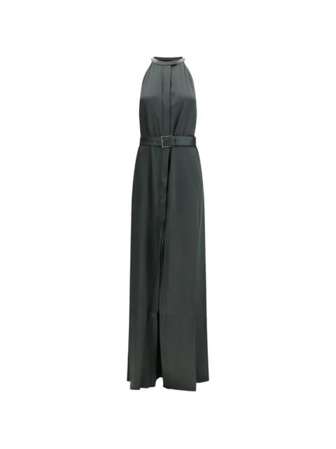 TOM FORD belted maxi dress - Green - zdjęcie produktu nr 1