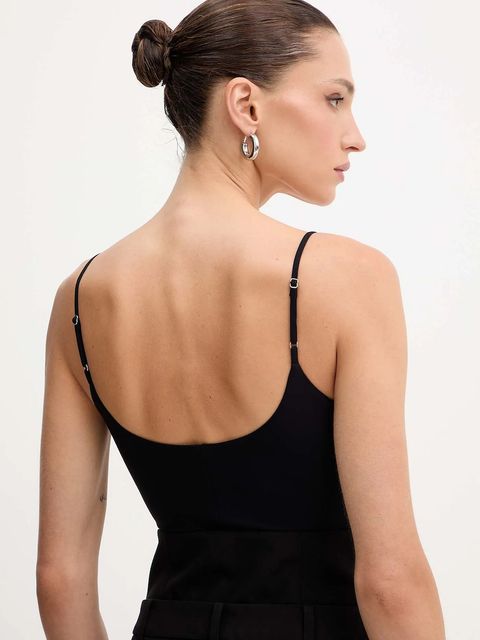 Patrizia Pepe body kolor czarny 2I0152 J341 - zdjęcie produktu nr 2