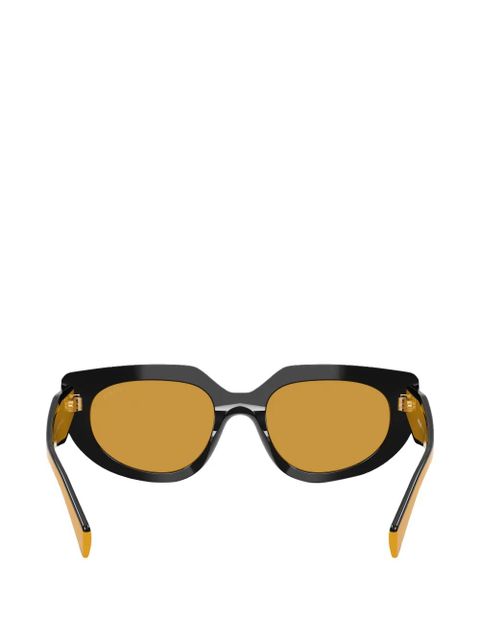 Prada Eyewear geometric-frame sunglasses - Black