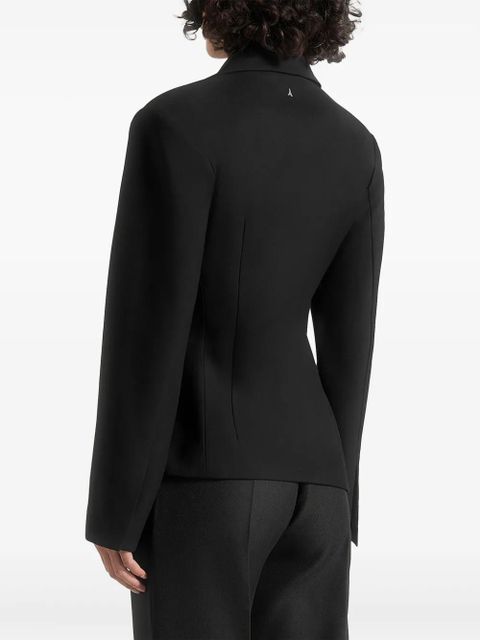 Manière De Voir Thalia asymmetric double-breasted blazer - Black