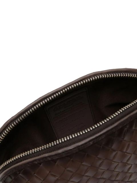 DRAGON DIFFUSION woven crossbody bag - Brown