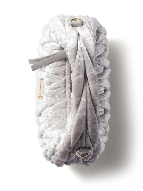 Miu Miu Wander velvet mini bag - Grey