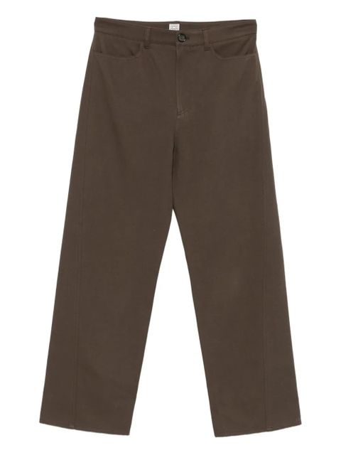 TOTEME Twisted trousers - Brown - zdjęcie produktu nr 1