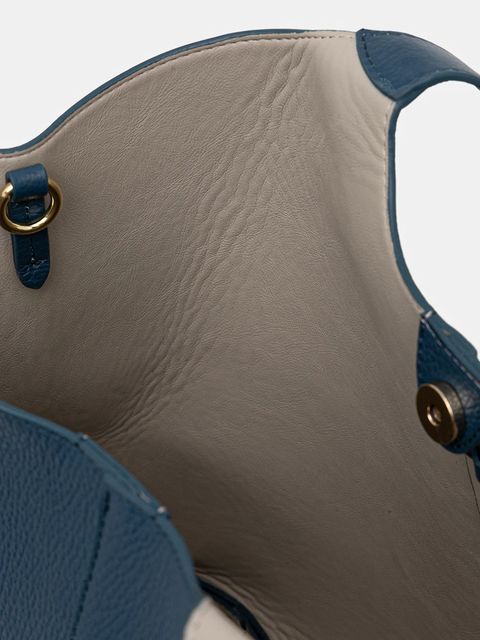 Coccinelle torebka skórzana kolor niebieski E1 SHA 11 01 01