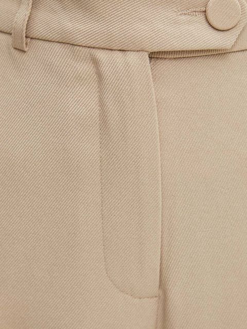 Answear.LAB spodnie damskie kolor beżowy proste high waist