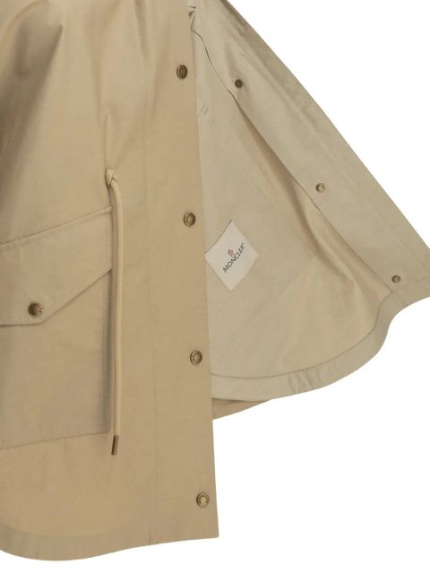 Moncler Brunnera hooded drawstring coat - Neutrals
