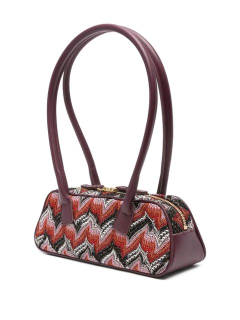 Missoni zigzag-pattern shoulder bag - Purple