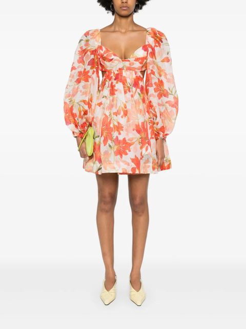 ZIMMERMANN Tranquillity mini dress - Orange - zdjęcie produktu nr 2