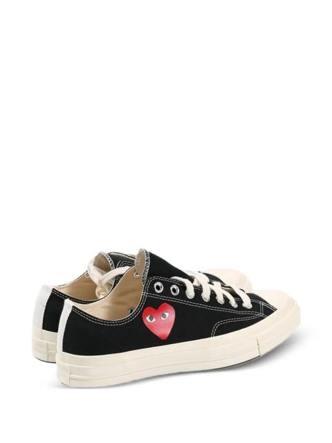 Comme Des Garçons single-heart sneakers - Black