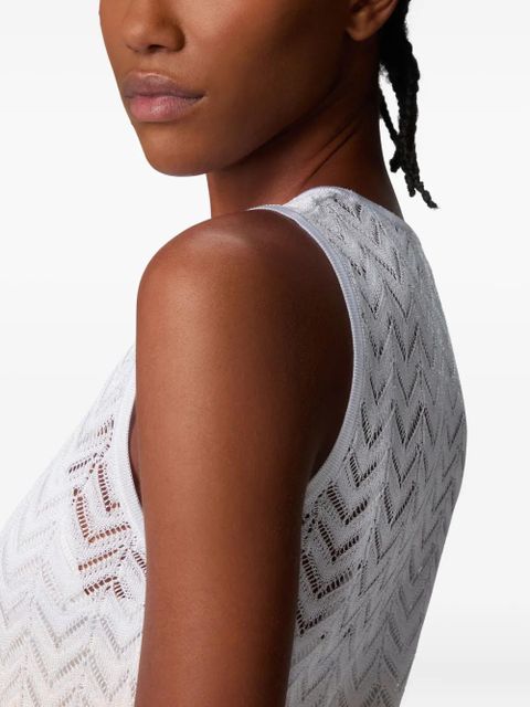 Missoni knitted dress - White