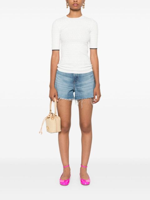 Valentino Garavani Toile Iconographe top - White