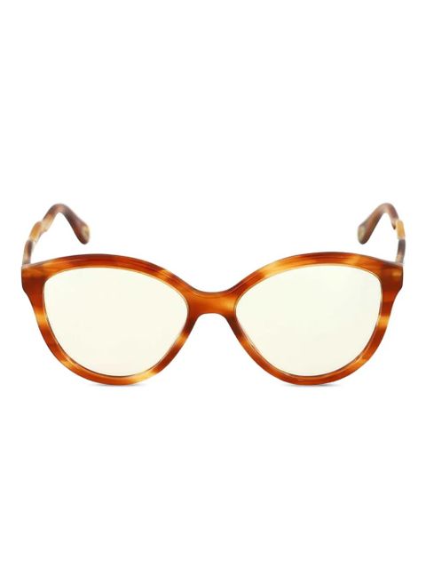 Chloé tortoiseshell oval-frame sunglasses - Brown - zdjęcie produktu nr 1