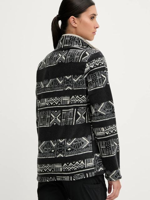 Columbia bluza outdoorowa Benton Springs damska kolor czarny wzorzysta 2085611