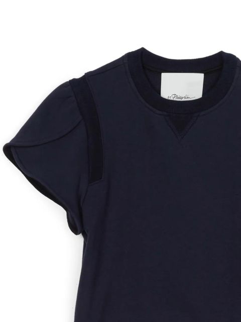 3.1 Phillip Lim seam-detail T-shirt - Blue - zdjęcie produktu nr 2