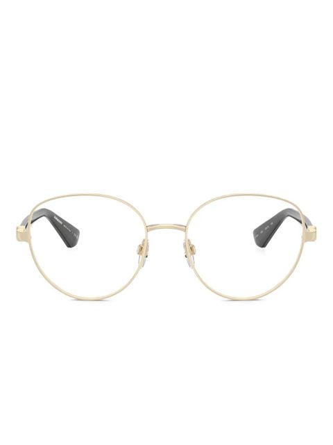 Burberry Eyewear round-frame glasses - Gold - zdjęcie produktu nr 1
