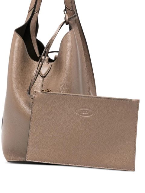 Tod's small T Timeless tote bag - Brown