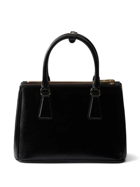 Prada small Galleria leather tote bag - Black