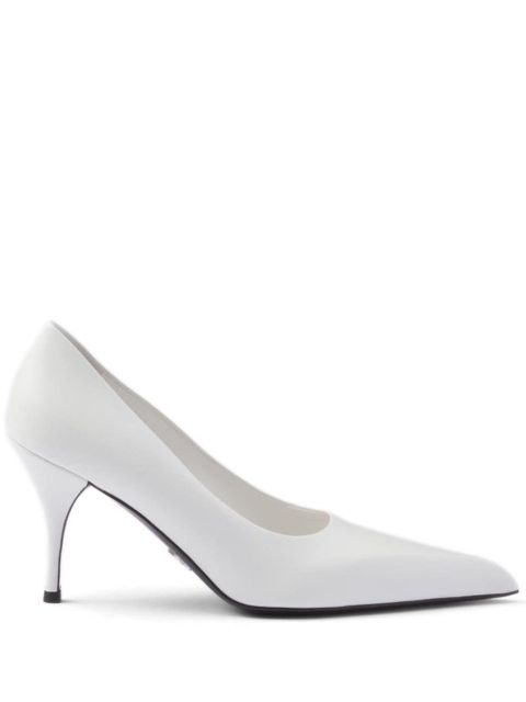 Prada 85mm leather pumps - White - zdjęcie produktu nr 1