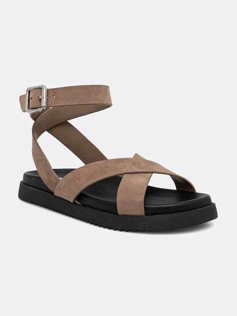 Steve Madden sandały zamszowe My Bestie damskie kolor brązowy SM11003787 - zdjęcie produktu nr 1