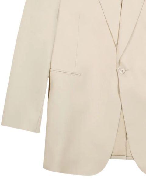 Saint Laurent peaked-lapels blazer - Neutrals - zdjęcie produktu nr 2