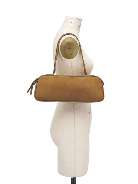 KHAITE Simona suede shoulder bag - Neutrals - zdjęcie produktu nr 1