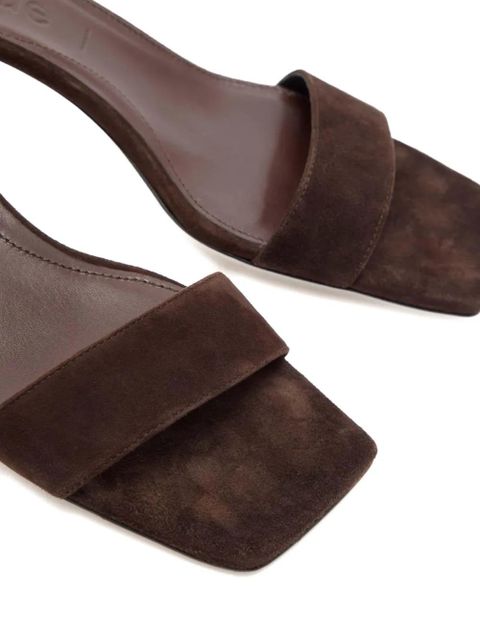 Aeyde 55mm Ilvy suede sandals - Brown - zdjęcie produktu nr 2