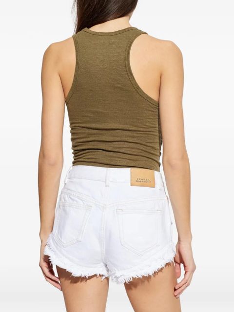 MARANT ÉTOILE Thea crew neck tank top - Green