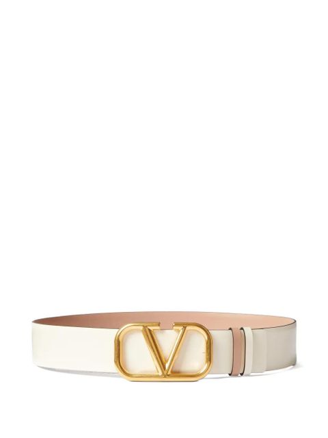 Valentino Garavani 40mm VLogo Signature reversible belt - Neutrals - zdjęcie produktu nr 1