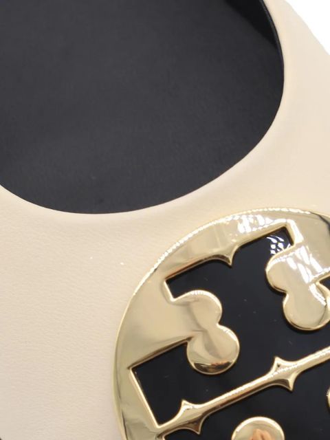 Tory Burch logo-plaque ballet flats - Neutrals