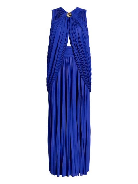 Proenza Schouler pleated embellished maxi party dress - Blue - zdjęcie produktu nr 1