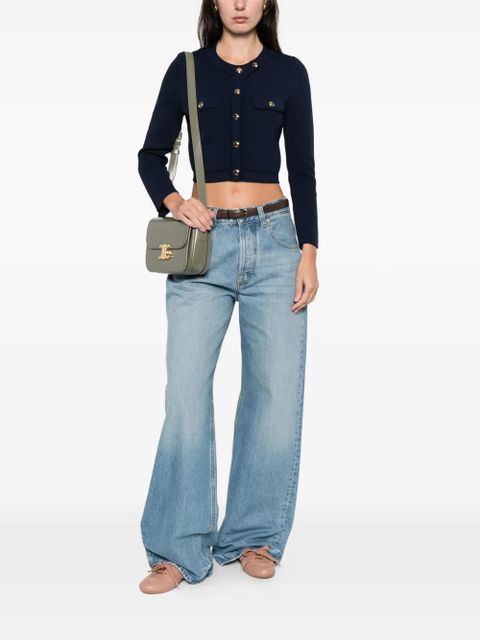 SANDRO front-pocket cardigan - Blue