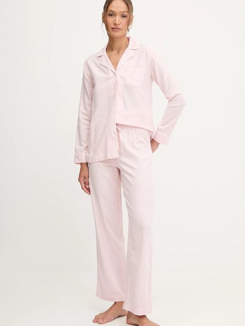 Lauren Ralph Lauren piżama damska kolor różowy ILN92448 - zdjęcie produktu nr 1