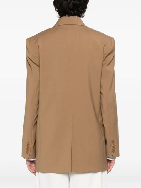 Max Mara Mstbalco button blazer - Brown