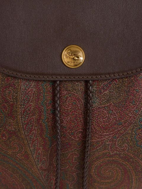 ETRO medium Arnica paisley backpack - Brown