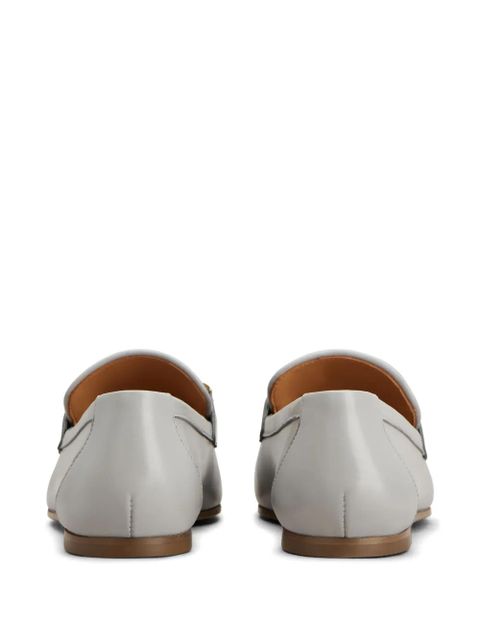 Tod's leather loafers - Grey