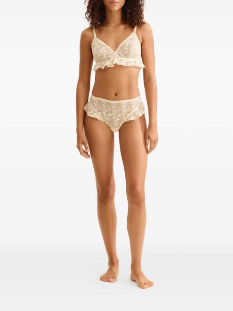 ERES ruffled floral-print bra - Neutrals - zdjęcie produktu nr 2