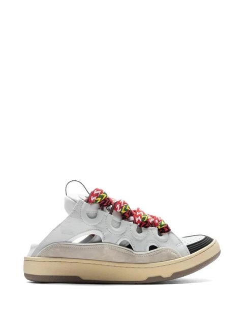 Lanvin leather slip-on sneakers - White - zdjęcie produktu nr 1