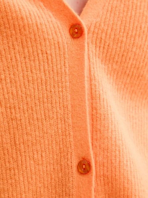 American Vintage kardigan z wełną damski kolor pomarańczowy lekki RAX19C