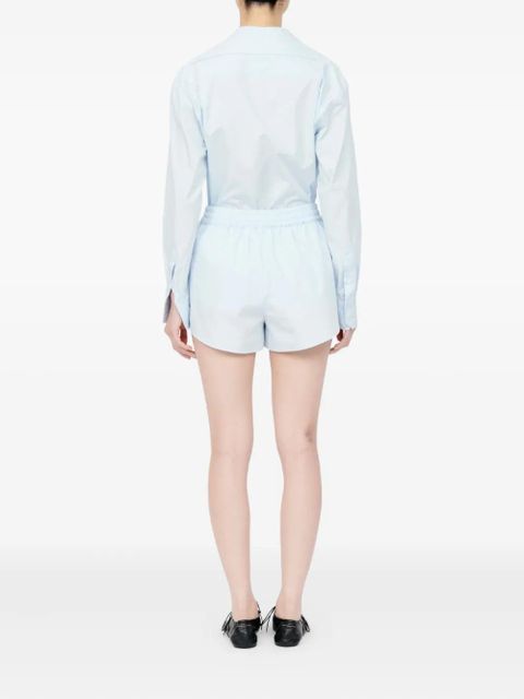 MM6 Maison Margiela elasticated-waist shorts - Blue