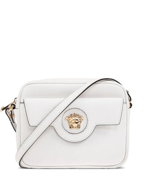 Versace La Medusa leather cross body bag - White - zdjęcie produktu nr 1