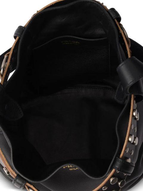 Prada Buckle bucket bag - Black